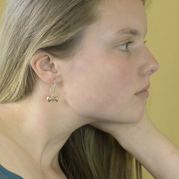 Sterling Silver Bow Earrings, 2 of 4