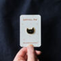 Black Cat Enamel Pin Badge, thumbnail 3 of 6