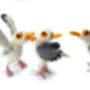 Tiny Seagull Decoration Herring Gull Ornament, thumbnail 8 of 11
