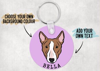 Bull Terrier Keyring, 3 of 6