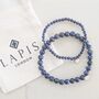 Lapis Lazuli 'Daddy And Me' Bracelet Set, thumbnail 1 of 5