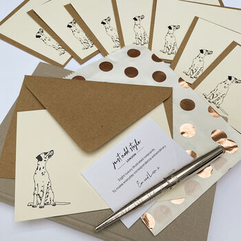 'Fashion Hound' Correspondence Cards Set Of Eight, 8 of 8