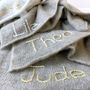 Personalised Cashmere Bear Baby Comforter, thumbnail 2 of 7