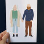Personalised Couples Portrait Papercut, thumbnail 2 of 6