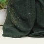Sparkle Scarf In Rainforest Green, thumbnail 3 of 3