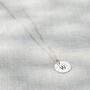 Personalised Initial Disc Necklace, thumbnail 3 of 10