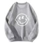 Smiley Face Grey Sweatshirt – Cosy Gift With Good Vibes Summer Sale, thumbnail 1 of 3