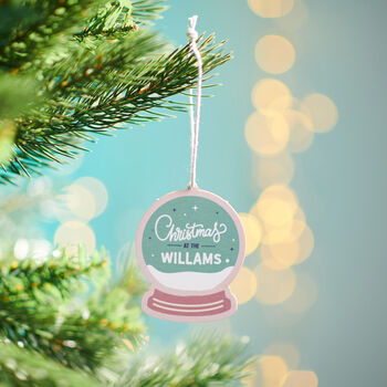 Personalised Pop Out Snow Globe Christmas Card, 6 of 6
