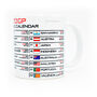 Moto 2026 Gp Season Racing Calendar Mug White Edition, thumbnail 5 of 7