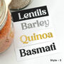 Vinyl Label Stickers For Food Jars And Containers, thumbnail 7 of 8