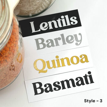 Vinyl Label Stickers For Food Jars And Containers, 7 of 8