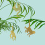 Monkies Plant Decoration, Chimp, Spider Monkey, Lemur, thumbnail 1 of 4