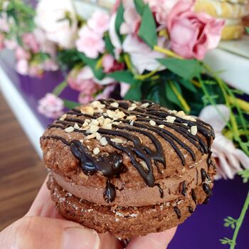 Vegan Chocolate Hazelnut Cookie Sandwich – Choc And Nut, 4 of 5