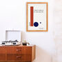 Rocket Man Music Art Print, thumbnail 2 of 3
