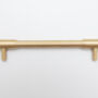 Solid Satin Brass Kitchen Pull Handles 160mm, thumbnail 6 of 6