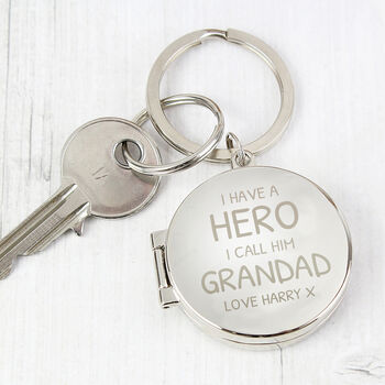 I Have A Hero Photo Keyring And Fob, 3 of 3