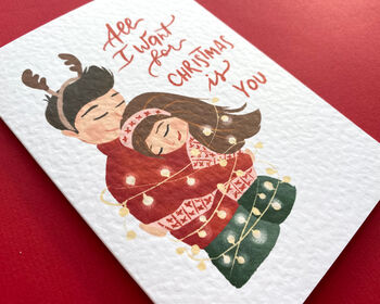 Christmas Card For Boyfriend Girlfriend Husband Wife, 4 of 8