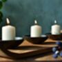 Metal Candle Bowl, Tea Light Holder Table Decoration, thumbnail 6 of 10