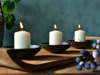 Metal Candle Bowl, Tea Light Holder Table Decoration, 6 of 10