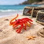 Artisan Glass Red Lobster In Gift Box | Collectable | Home Decor, thumbnail 1 of 3