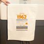 Personalised 60th Birthday Gift Microfibre Tea Towel, thumbnail 5 of 7