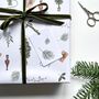 Falling Pine Christmas Gift Tags, thumbnail 1 of 4