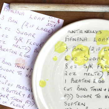 Personalised Handwritten Recipe Plate, 2 of 9