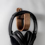 Premium S Walnut Wall Mounted Headphone Stand Holder, thumbnail 4 of 7