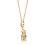 18ct Gold Pug Charm Necklace, thumbnail 2 of 6