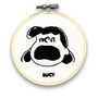 Peanuts Lucy Mini Embroidery Kit, thumbnail 4 of 5