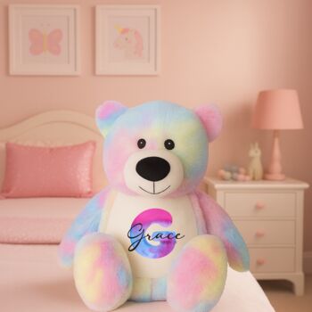 Personalised Initial Large Rainbow Bear, 4 of 7