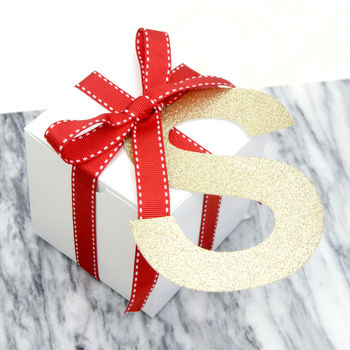 Glitter Letter Gift Tag, 4 of 12