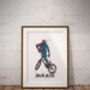 Personalised Bmx Sketch Style Poster, thumbnail 2 of 5