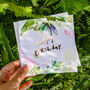 Floral Happy Birthday Card, thumbnail 1 of 2