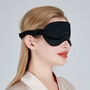 Silk Sleep Giftset Black Luxury Pillowcase Eye Mask And Scrunchie, thumbnail 8 of 12