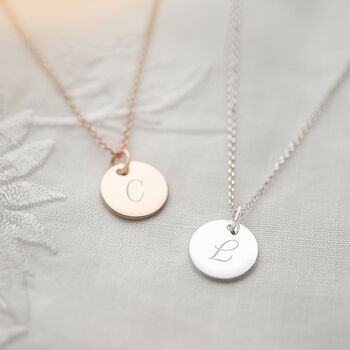 Initial Pendant Personalised Necklace, 4 of 12