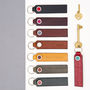 Personalised Classic Leather Key Fob, thumbnail 4 of 12