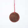 Personalised Leather Christmas Decoration, thumbnail 3 of 11