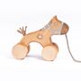 Wooden Pull Along Toy Horse, thumbnail 2 of 5