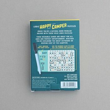 Happy Camper 40 Logic Puzzles, 6 of 6
