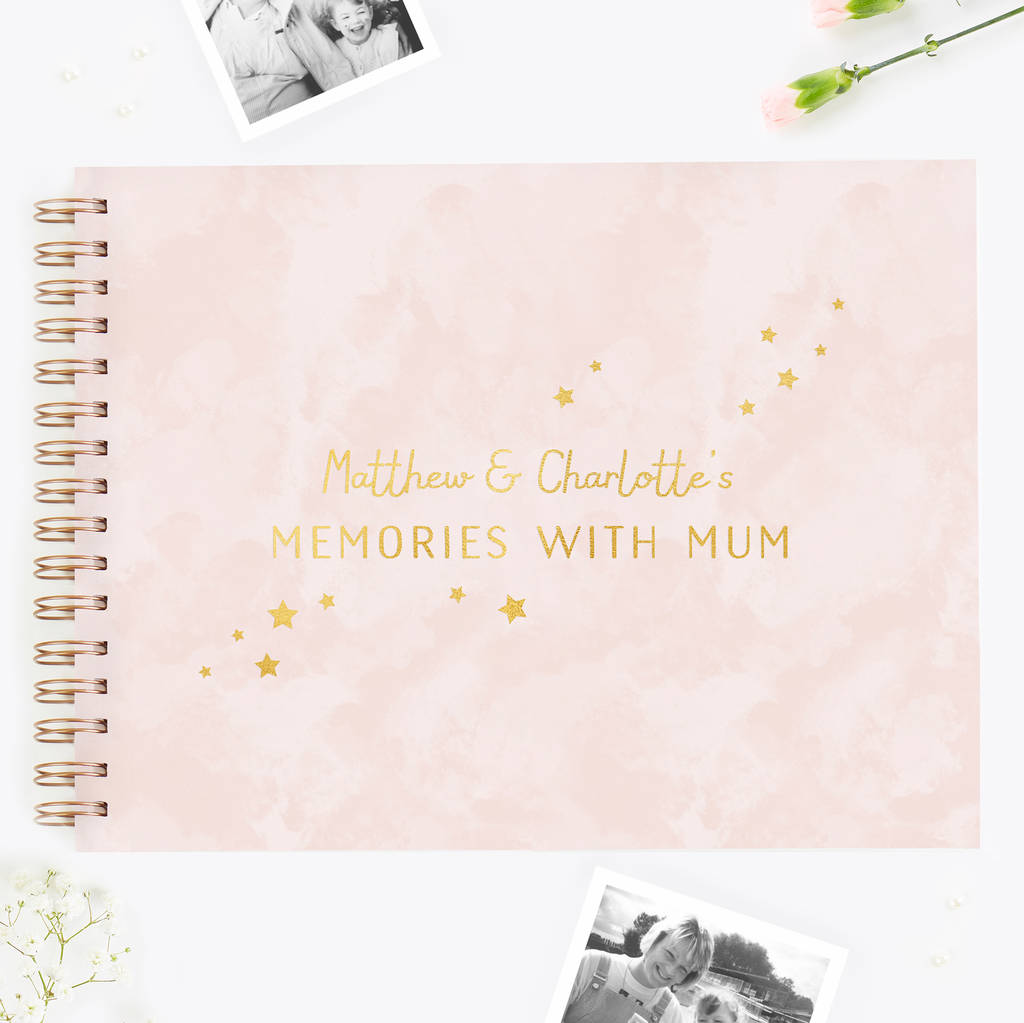 Personalised Mum Memory Scrap Book By LOOM Weddings ...