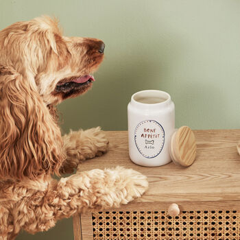 Personalised Bone Appétit Pet Jar, 4 of 4