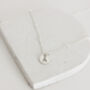Sterling Silver Personalised Initial Necklace, thumbnail 4 of 6