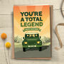 Land Rover Birthday Card For A Total Legend, thumbnail 1 of 3