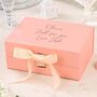 Personalised Luxury A5 Blush Pink Gift Box, thumbnail 4 of 8