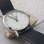 Personalised White Dial Mens Watch, thumbnail 2 of 6