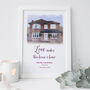 Personalised House Portrait With Quote, thumbnail 1 of 4