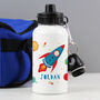 Personalised Kids Rocket Water Bottle, thumbnail 1 of 4