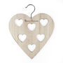 Personalised Wooden Heart Scarf Holder, thumbnail 6 of 6