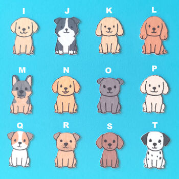 Personalised Dog Father's Day Origami Heart Card, 2 of 6